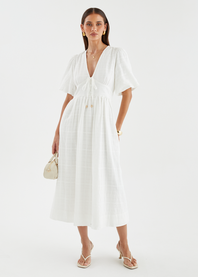 Lillyanne Midi Dress - Off White