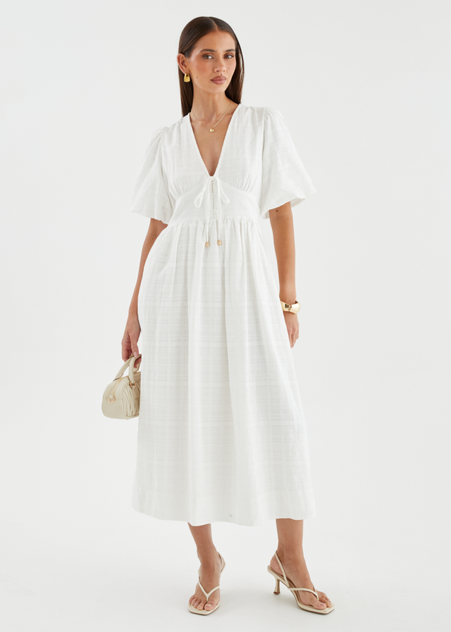 Lillyanne Midi Dress - Off White