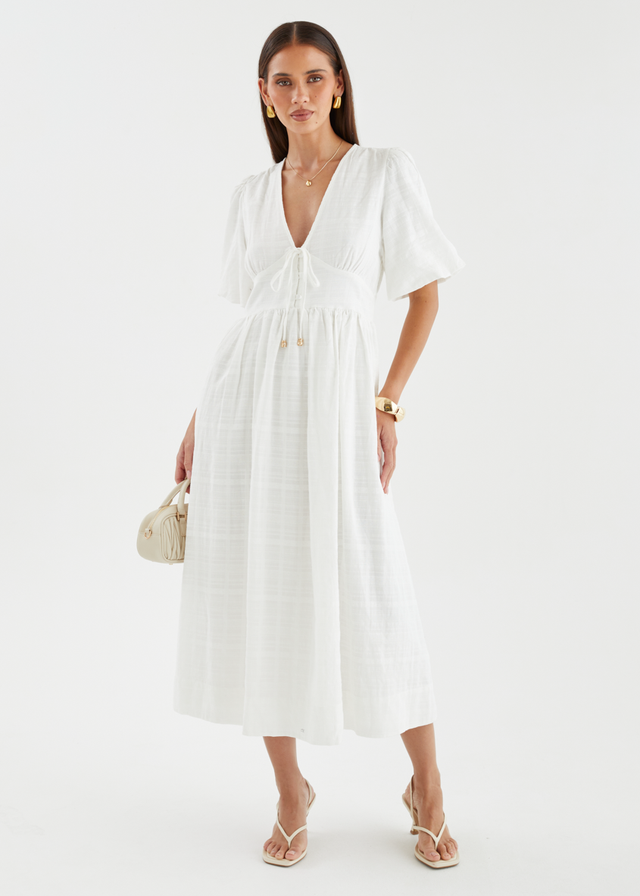 Lillyanne Midi Dress - Off White