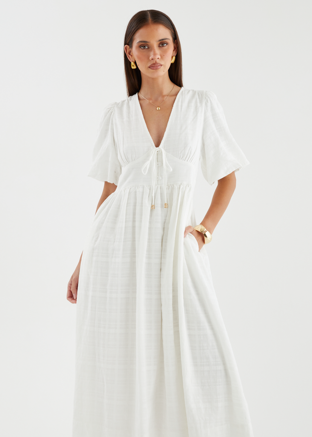 Lillyanne Midi Dress - Off White