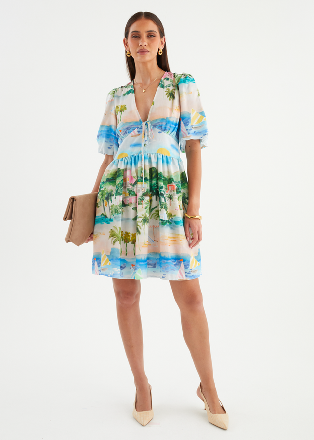 Amatia Dress - Tropical Coast