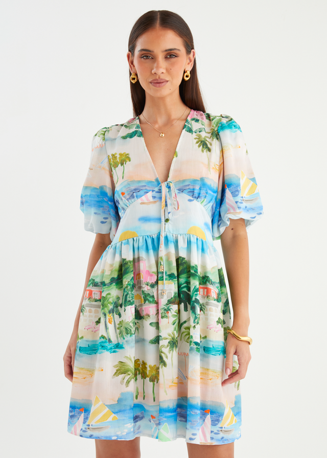 Amatia Dress - Tropical Coast