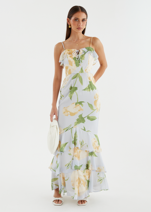 Renn Maxi Dress - Blue Bloom