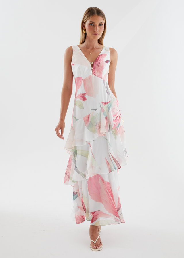 Souline Maxi Dress - Pink Oasis