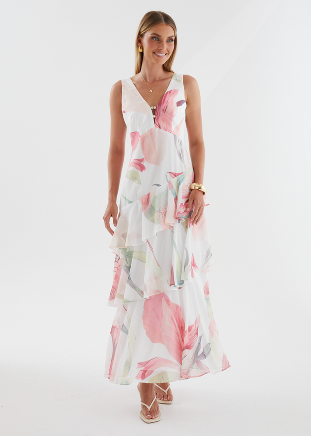 Souline Maxi Dress - Pink Oasis