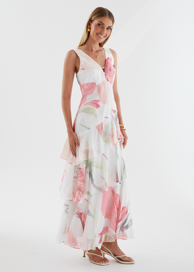 Souline Maxi Dress - Pink Oasis