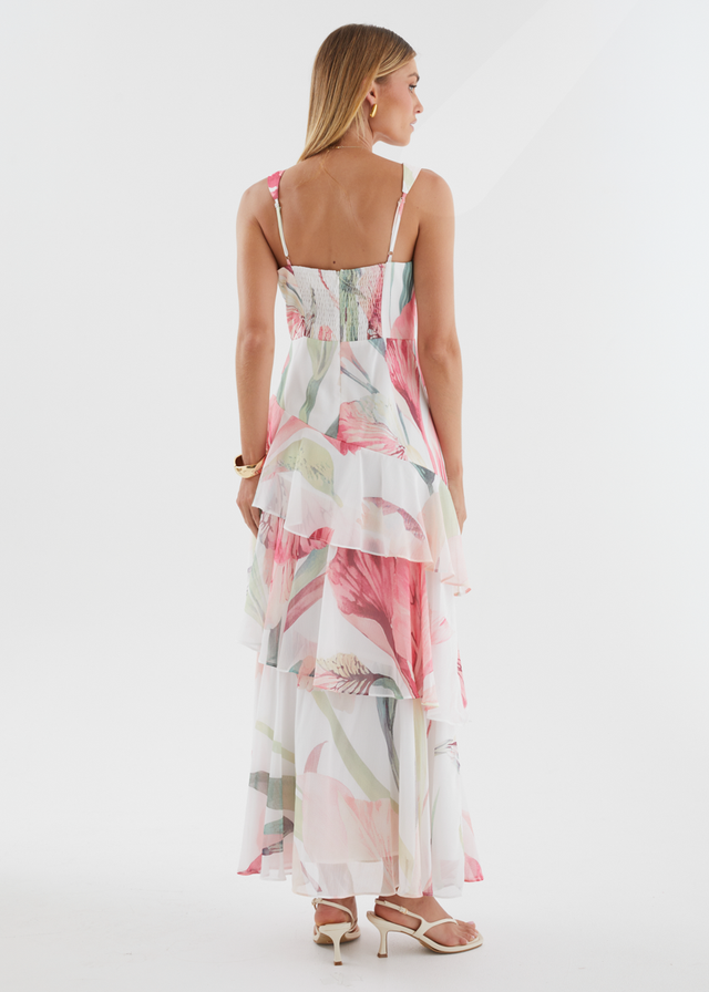 Souline Maxi Dress - Pink Oasis