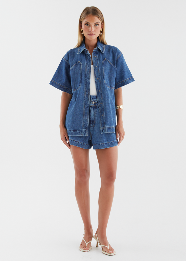 Devorah Denim Shirt - Indigo