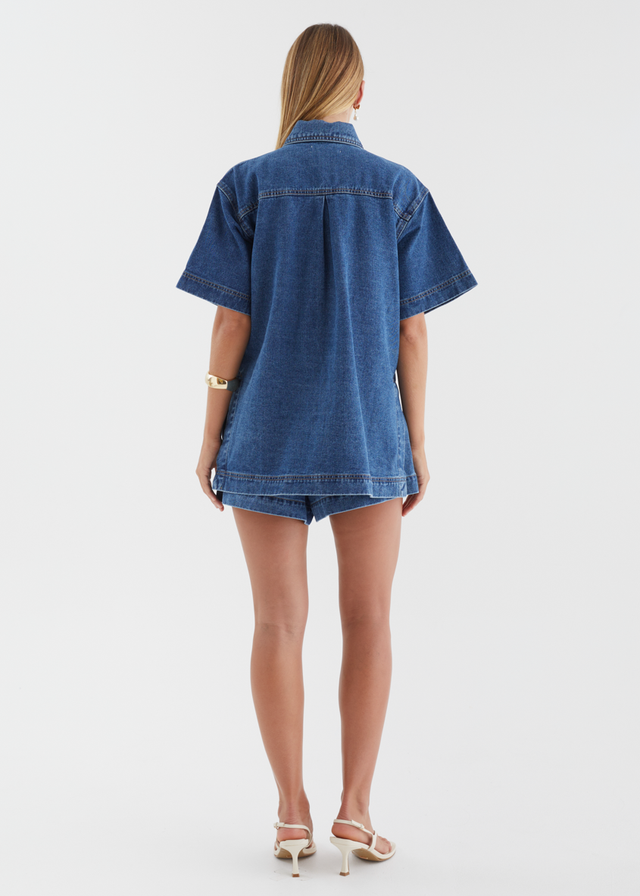 Devorah Denim Shirt - Indigo