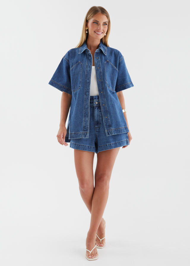 Devorah Denim Shirt - Indigo
