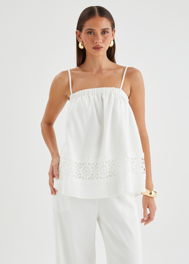 Kirie Embroidered Set - Off White