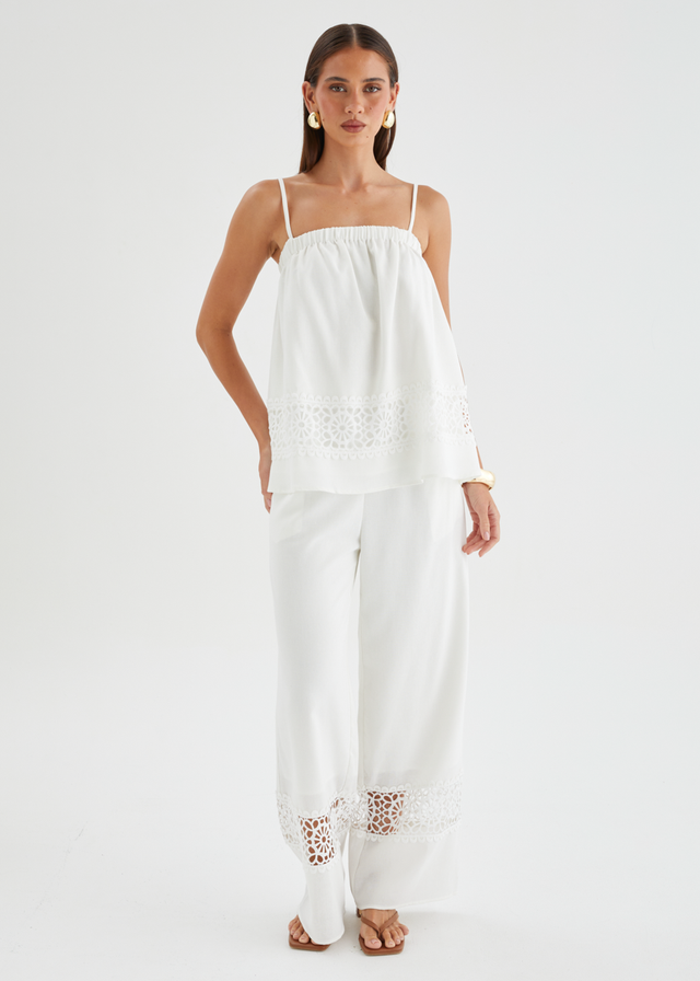 Kirie Embroidered Set - Off White