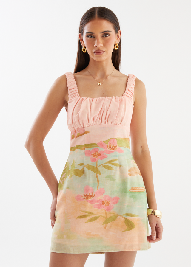 Kenia Dress - Pink Lagoon