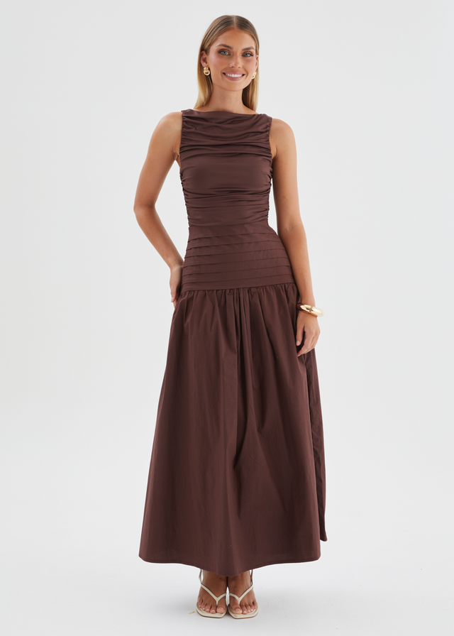 Dobrev Maxi Dress - Chocolate