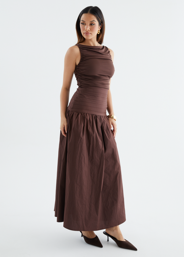 Dobrev Maxi Dress - Chocolate