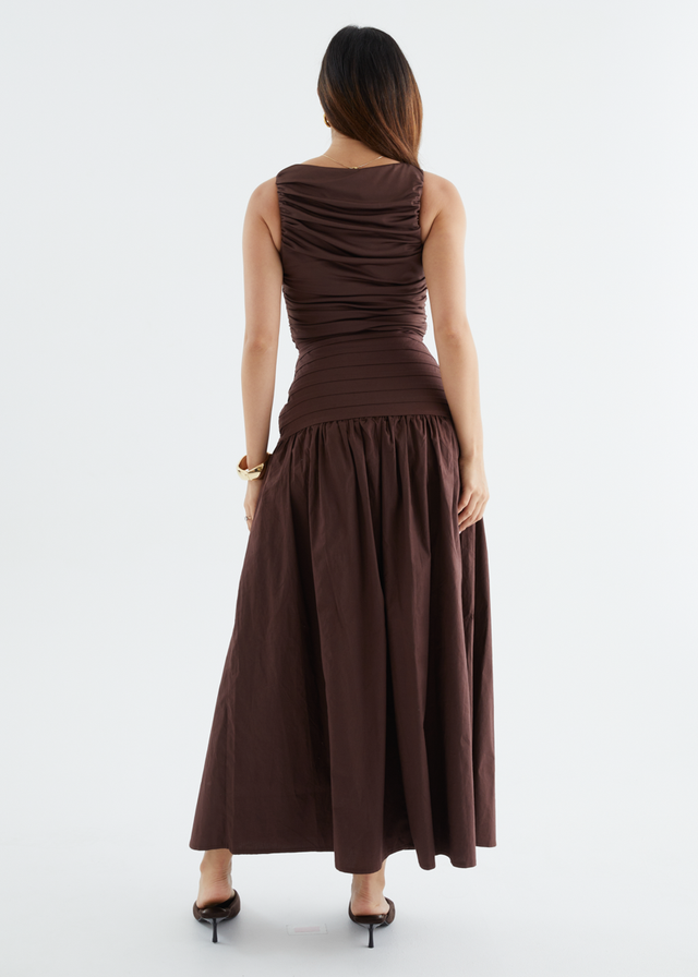 Dobrev Maxi Dress - Chocolate
