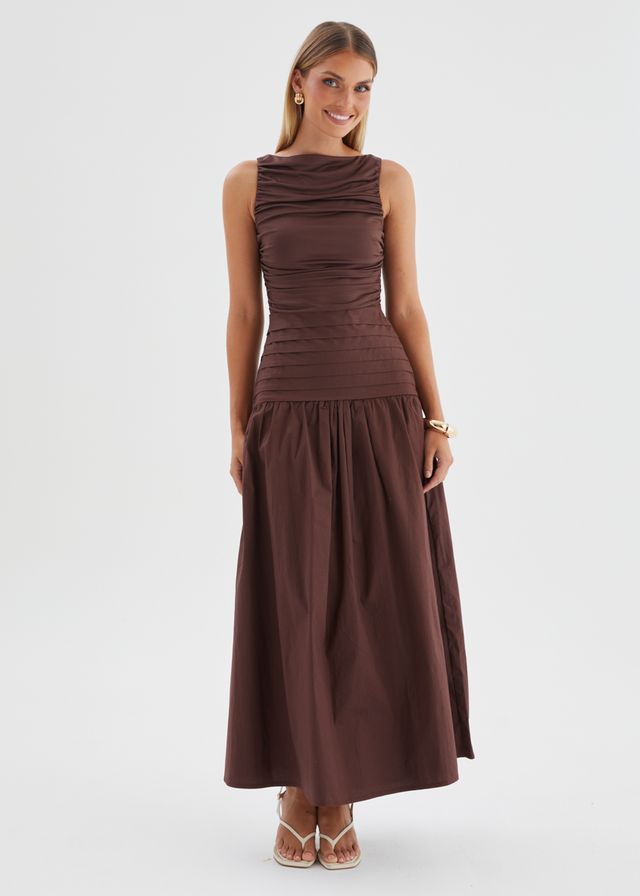 Dobrev Maxi Dress - Chocolate