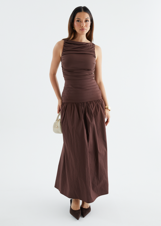 Dobrev Maxi Dress - Chocolate