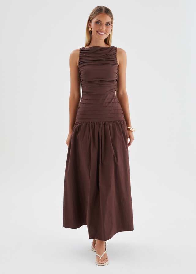 Dobrev Maxi Dress - Chocolate