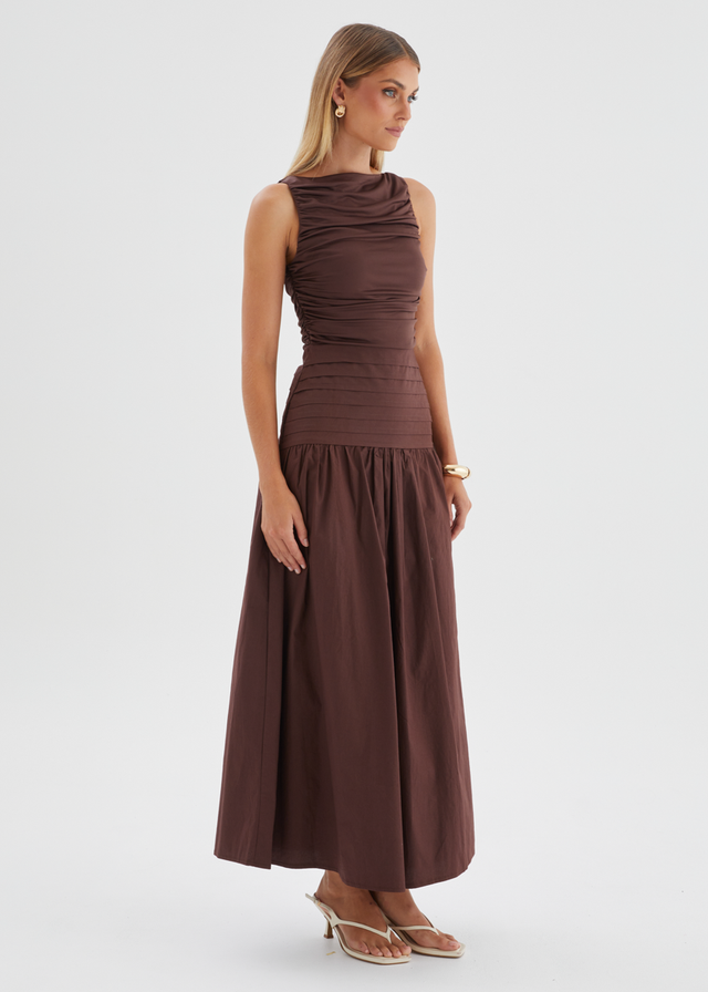 Dobrev Maxi Dress - Chocolate