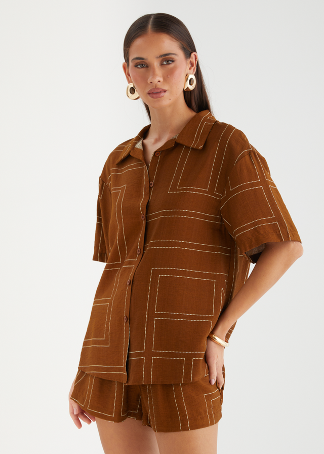 Alysse Set - Brown Geo