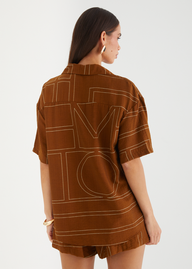 Alysse Set - Brown Geo