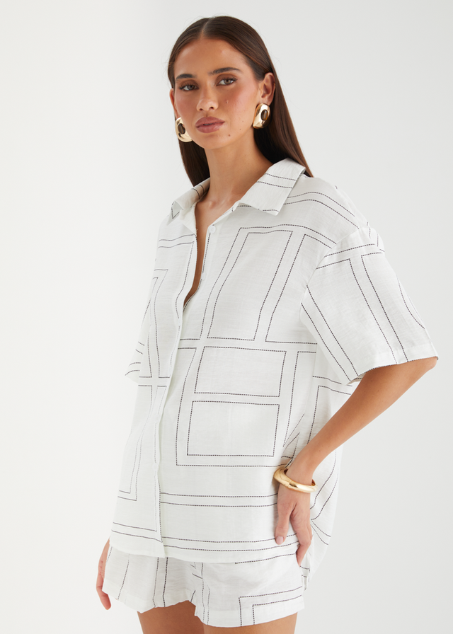 Alysse Set - White Geo