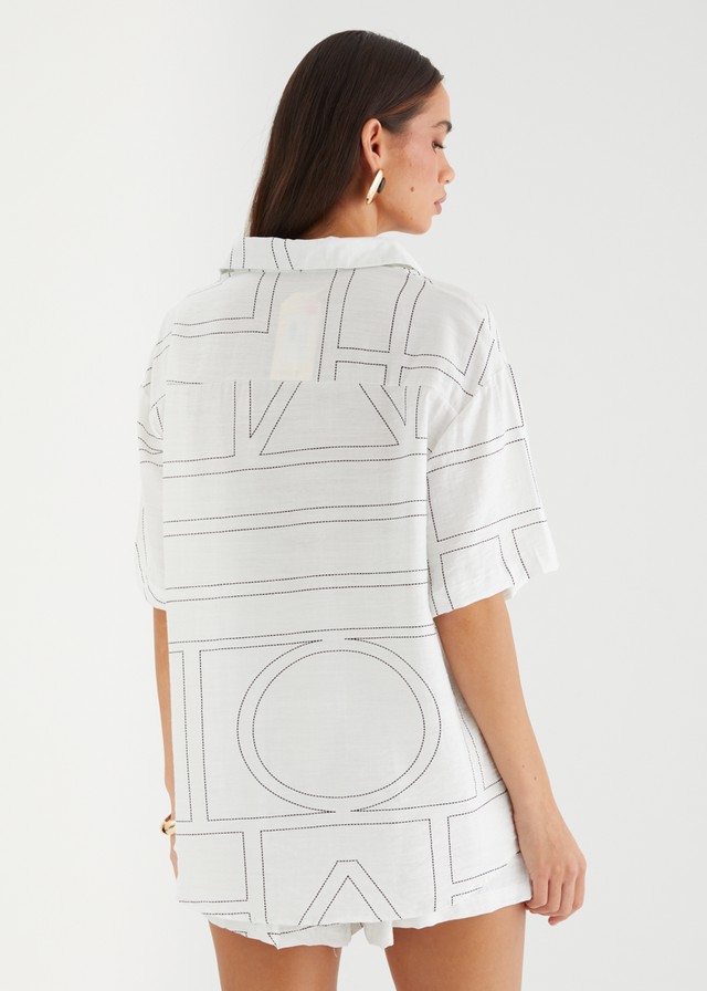 Alysse Set - White Geo