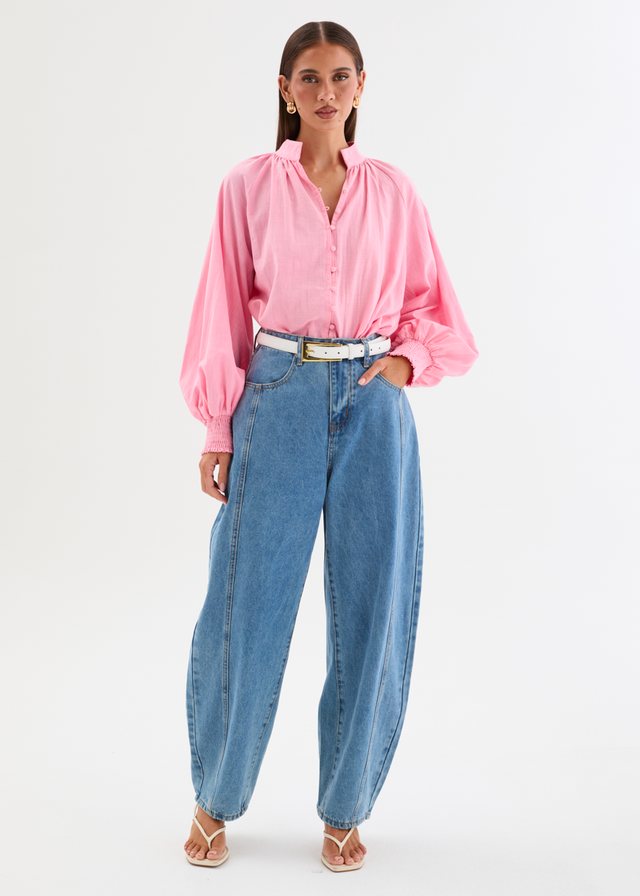 Candace Blouse - Pink
