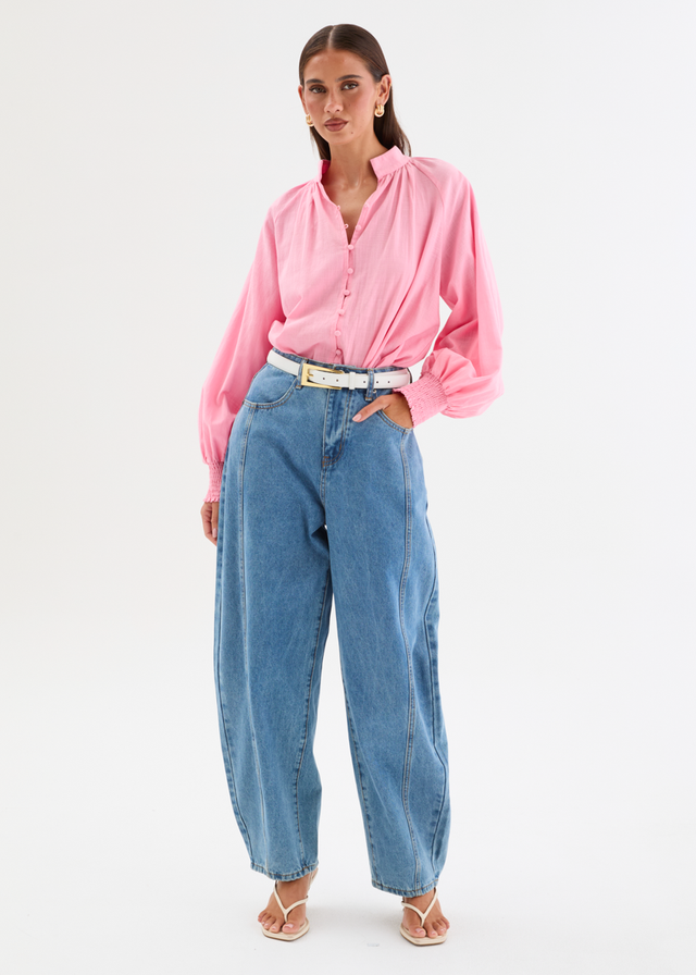 Candace Blouse - Pink
