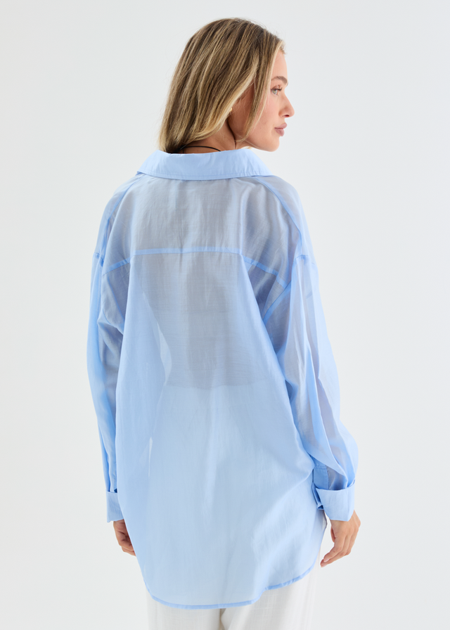 Porsia Shirt - Sky Blue