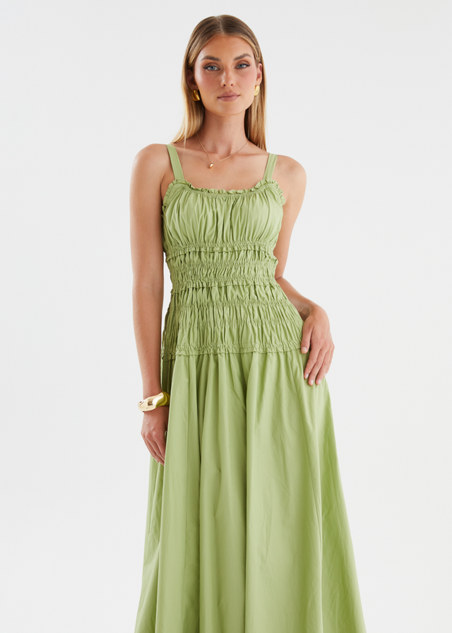Melyssa Maxi Dress - Matcha