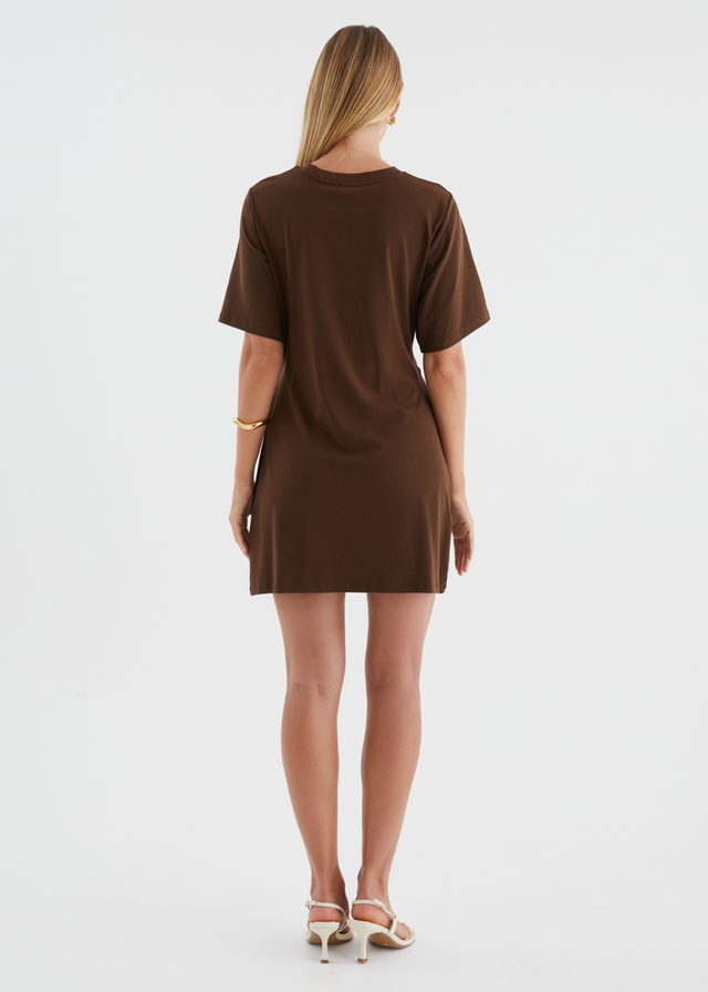 Gabrielle Dress - Chocolate