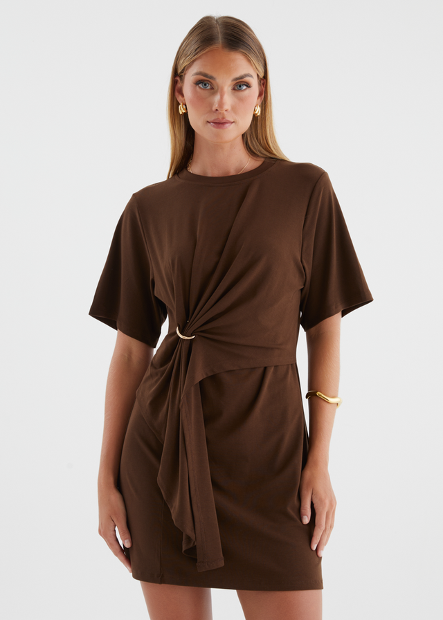 Gabrielle Dress - Chocolate