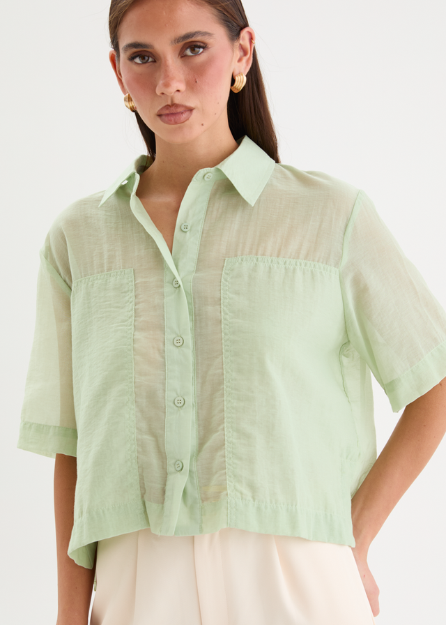 Elisha Shirt - Matcha