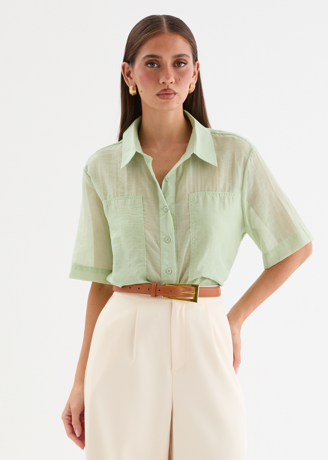Elisha Shirt - Matcha