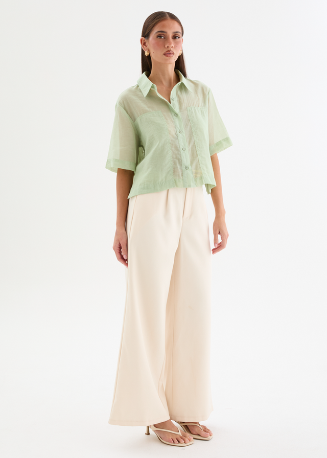 Elisha Shirt - Matcha