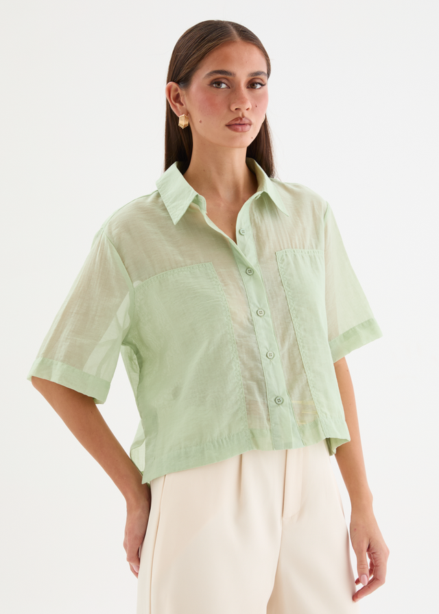 Elisha Shirt - Matcha
