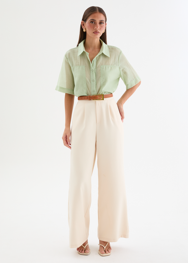 Elisha Shirt - Matcha