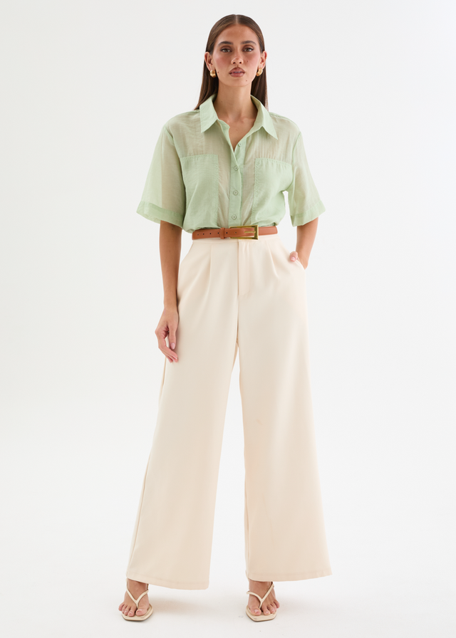 Elisha Shirt - Matcha