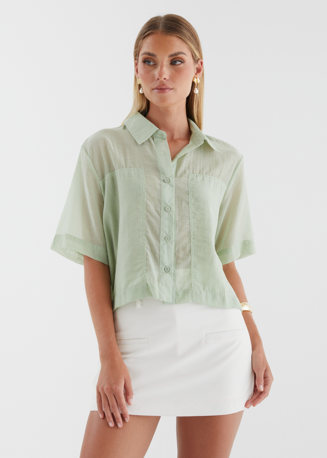 Elisha Shirt - Matcha