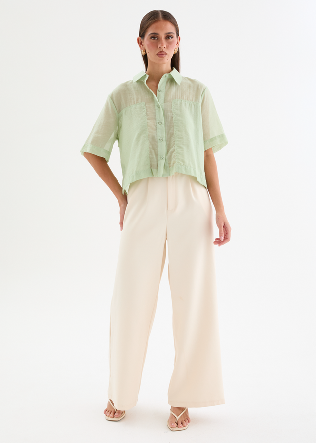 Elisha Shirt - Matcha