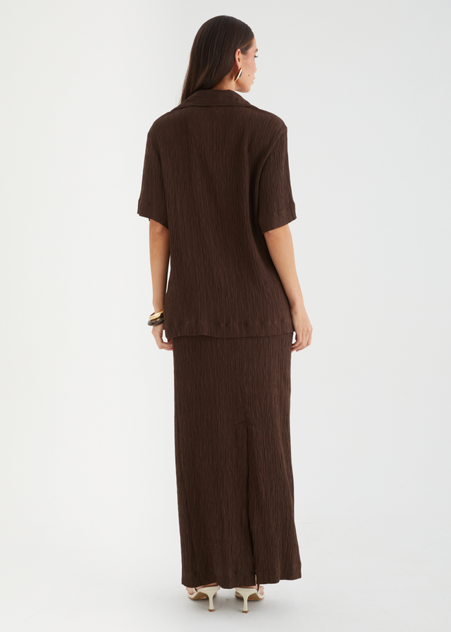 Carmyn Maxi Skirt - Chocolate