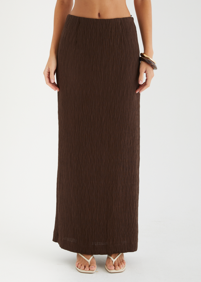 Carmyn Maxi Skirt - Chocolate