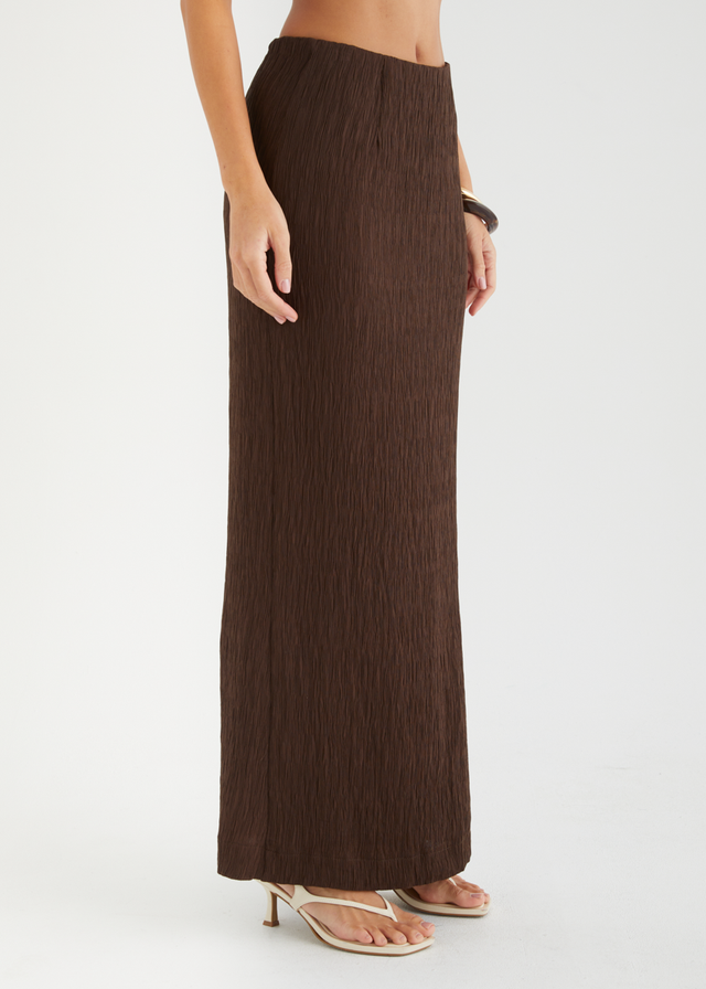 Carmyn Maxi Skirt - Chocolate