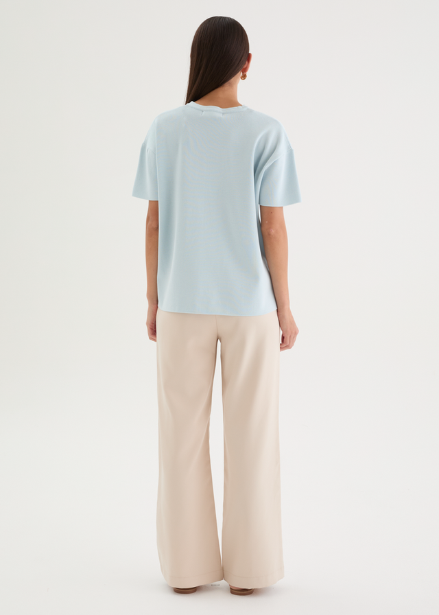 Milanna Knit Top - Blue