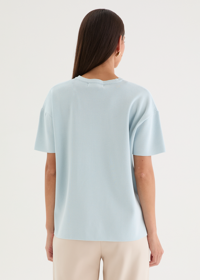 Milanna Knit Top - Blue