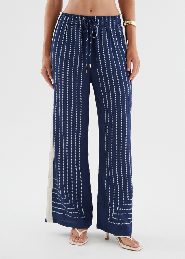 Kylen Pants - Navy Rope Stripe