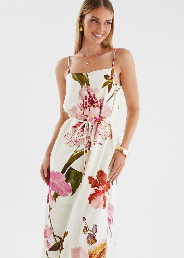 Freya Maxi Dress - Floral Fantasy