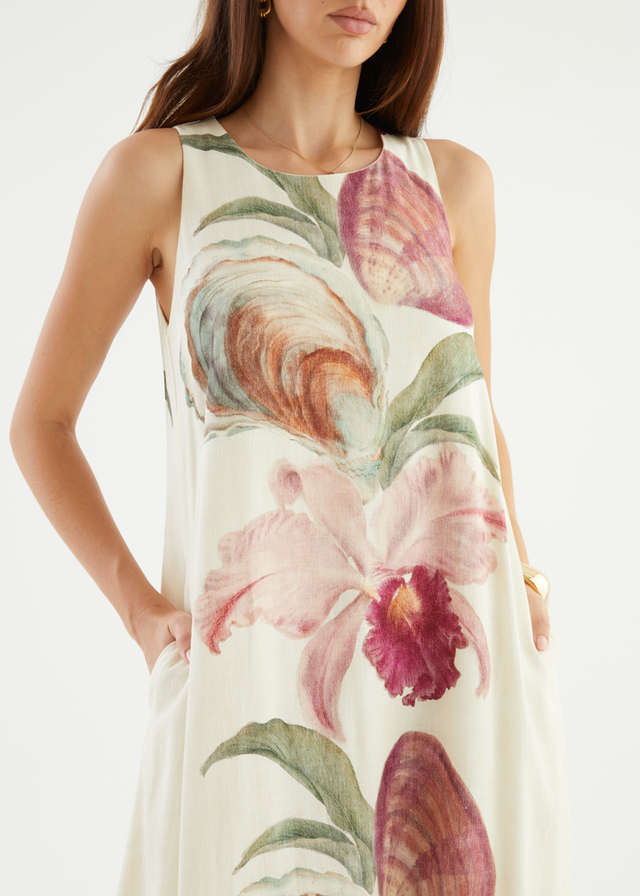 Stassi Maxi Dress - Sea siren